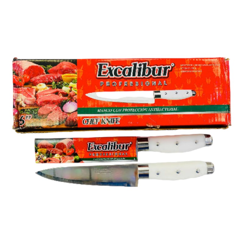 CUCHILLO ESCALIBUR BLANCO 6 CUCHILLO ESCALIBUR BLANCO 6
